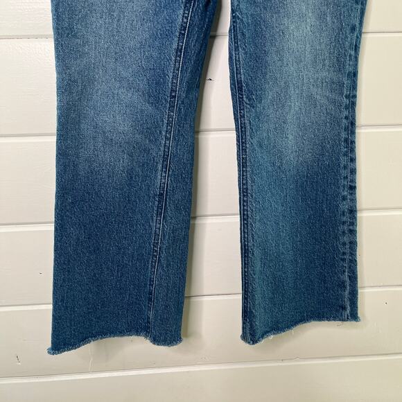 J. Crew 9" Demi Bootcut Crop Jeans Medium Wash Denim Cotton Blue Womens Size 26 - Picture 8 of 9